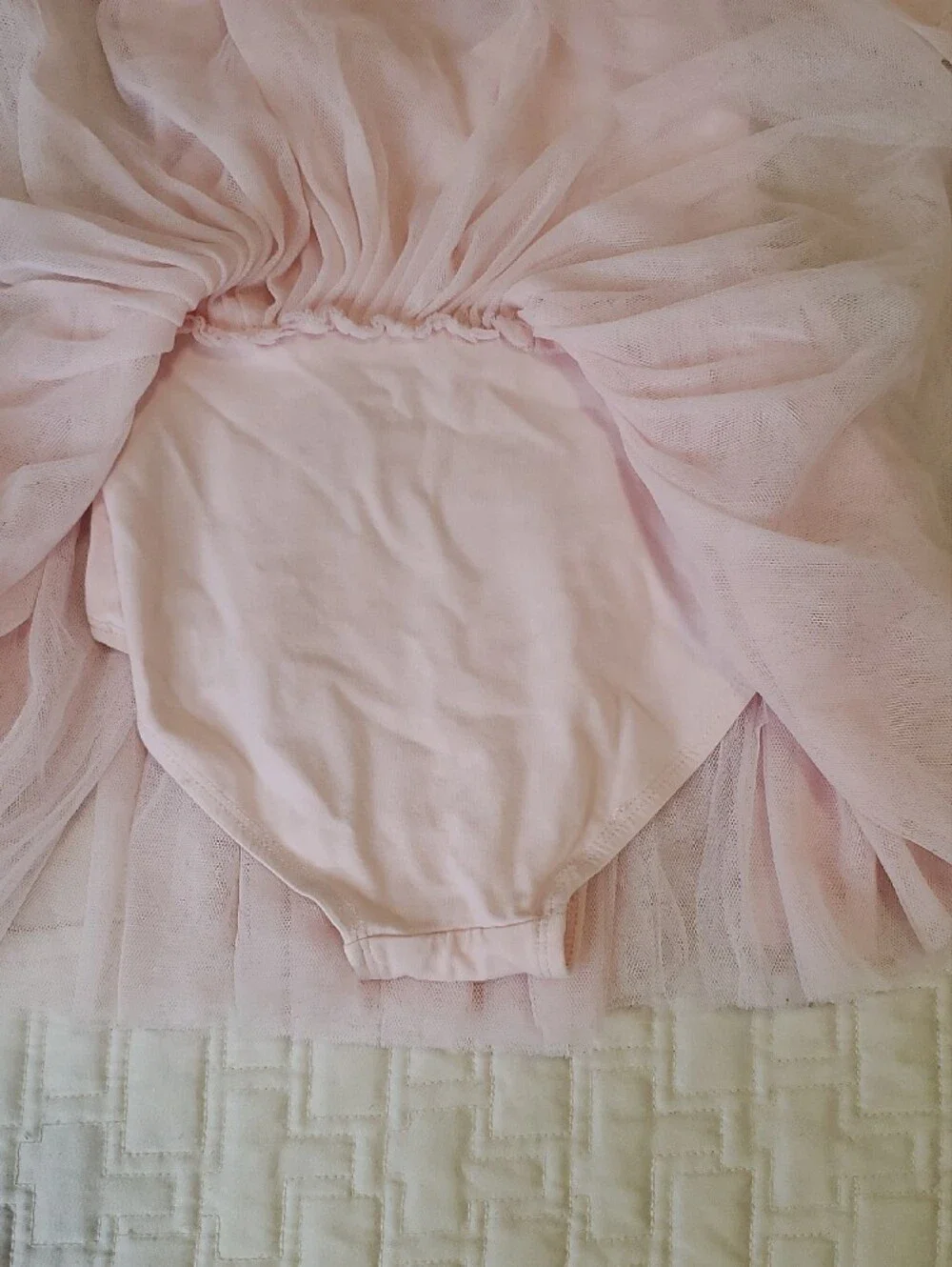 Girls' Light Pink Tulle Ballet Dance Dress